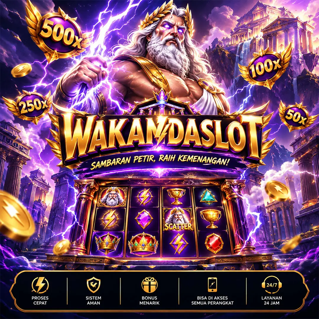 WAKANDASLOT Wakanda Petir Legenda Sambaran Dewa Zeus Banner